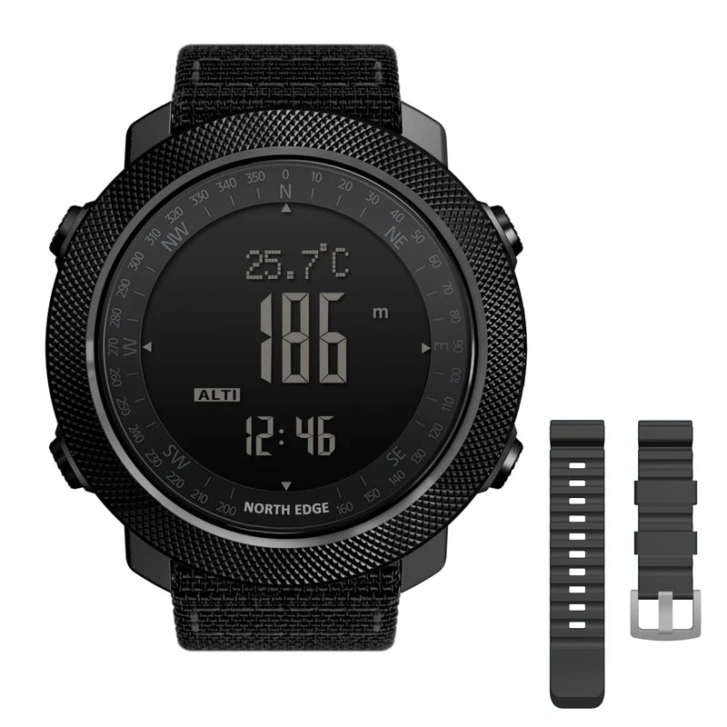 NORTH EDGE Apache 3 Sport Watch — Altimeter, Barometer & Compass