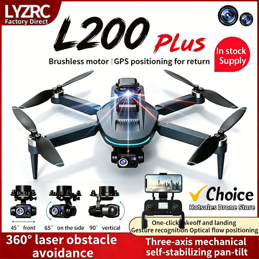 L200 Plus 4K GPS Drone – 3-Axis Gimbal