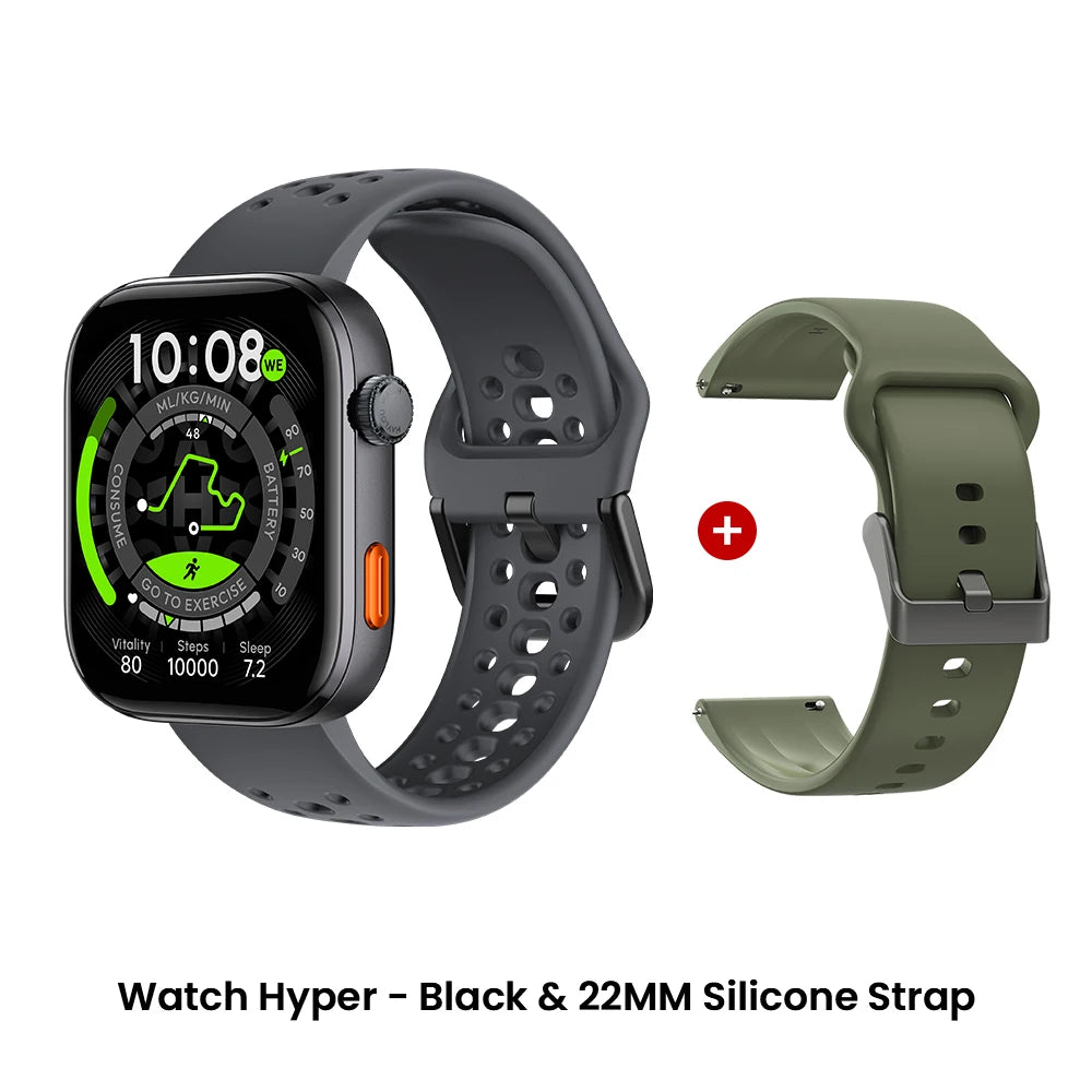 HAYLOU Watch Hyper | 1.97" AMOLED Dual-Band GPS Smartwatch