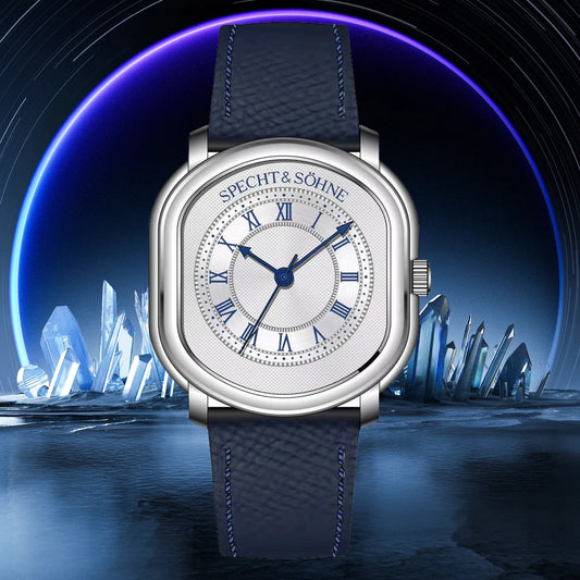 Specht & Söhne 35mm Vintage Oval Watch – VH31 Sweep Quartz, Sapphire