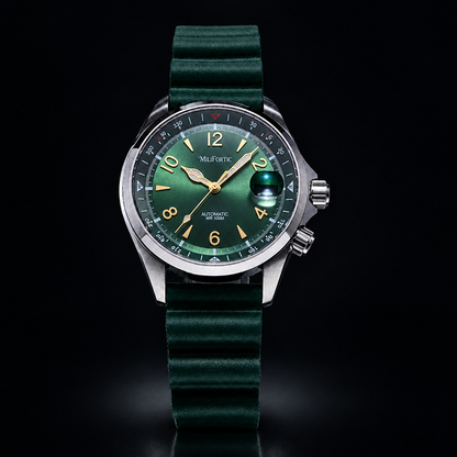 Milifortic S089 Field Sport Watch – 39.5mm Automatic, Compass Bezel, Sapphire