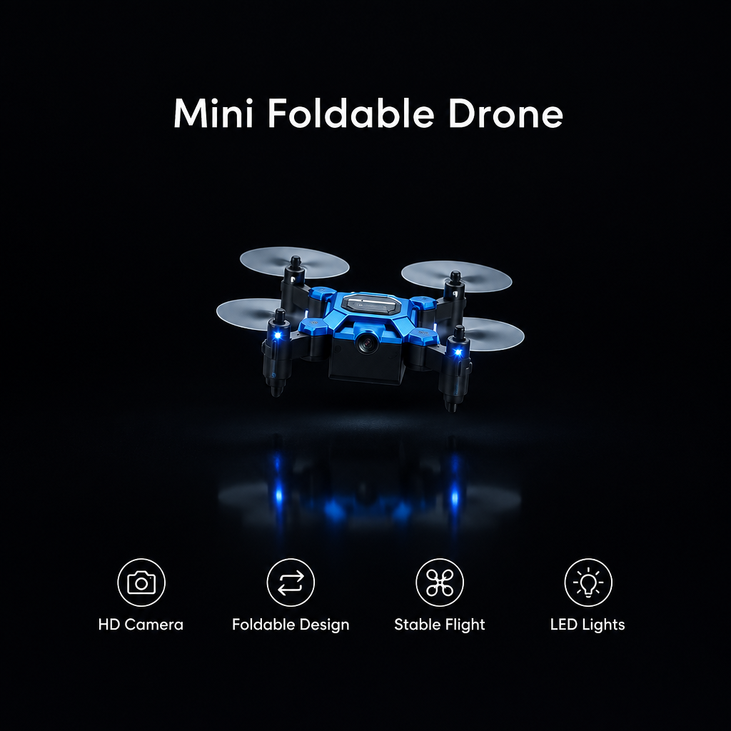Mini Foldable Aerial Camera Drone