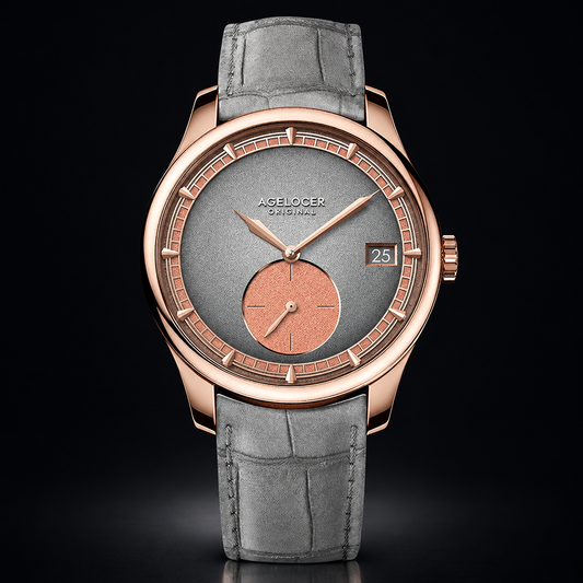 AGELOCER Petite Seconde Automatic Watch – In-House Movement, Luxury Men's Timepiece