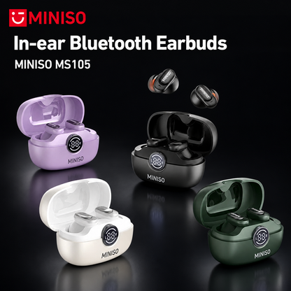MINISO MS105 Wireless Earbuds – IPX5 Waterproof