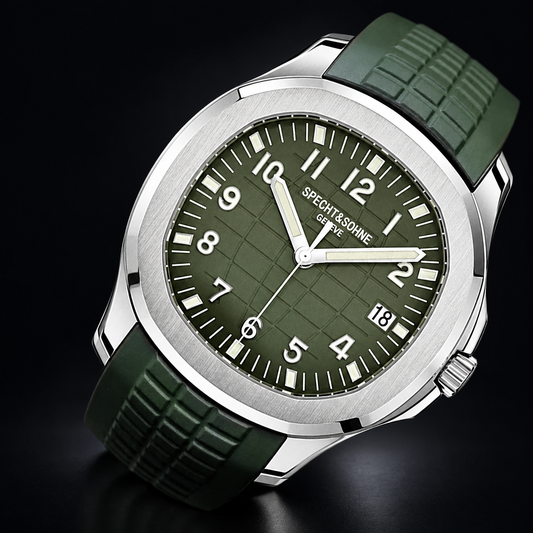 Specht & Söhne Automatic Sport Watch – Green Sapphire, 50M