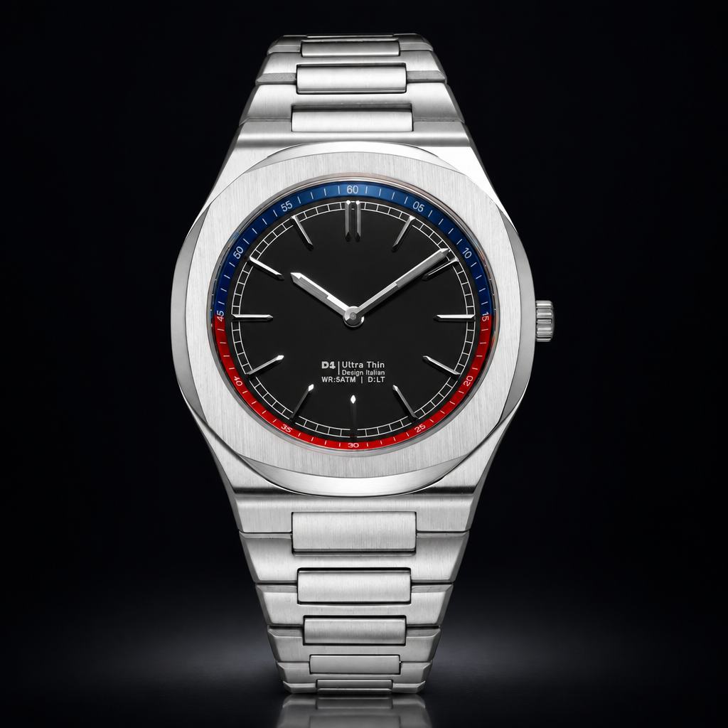 DIFFUL Minimalist Quartz Watch – Stainless Steel, 50m Water Resistant