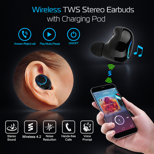 GizmoLaxy Wireless Earbuds – Premium Sound, Zero Wires