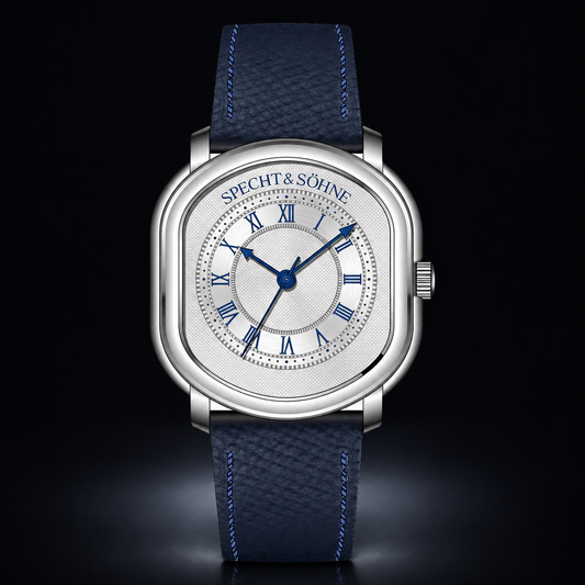 Specht & Söhne 35mm Vintage Oval Watch – VH31 Sweep Quartz, Sapphire