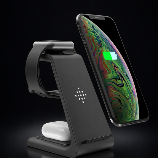 3-in-1 Wireless Charging Station | Fast Charge for Phone, Watch & Earbuds