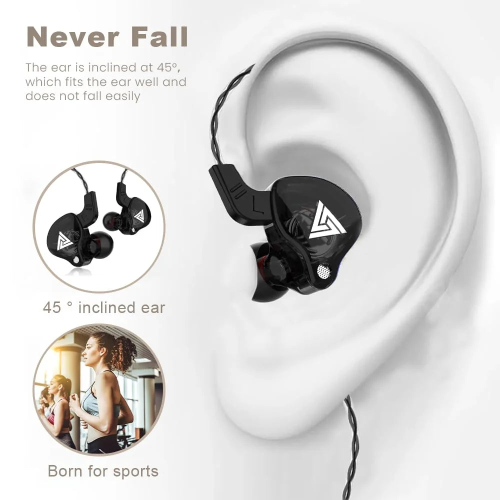 AK6 Gaming Earbuds – 3.5mm, HiFi, Sport
