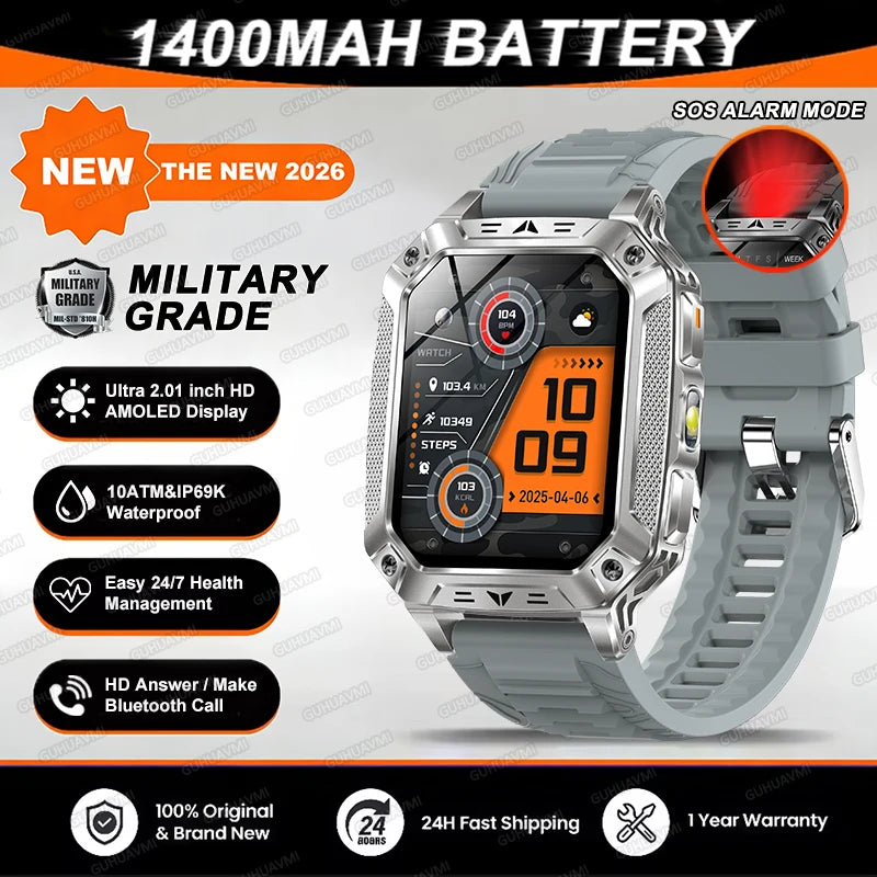 TANK Military GPS Smart Watch | AMOLED 10ATM