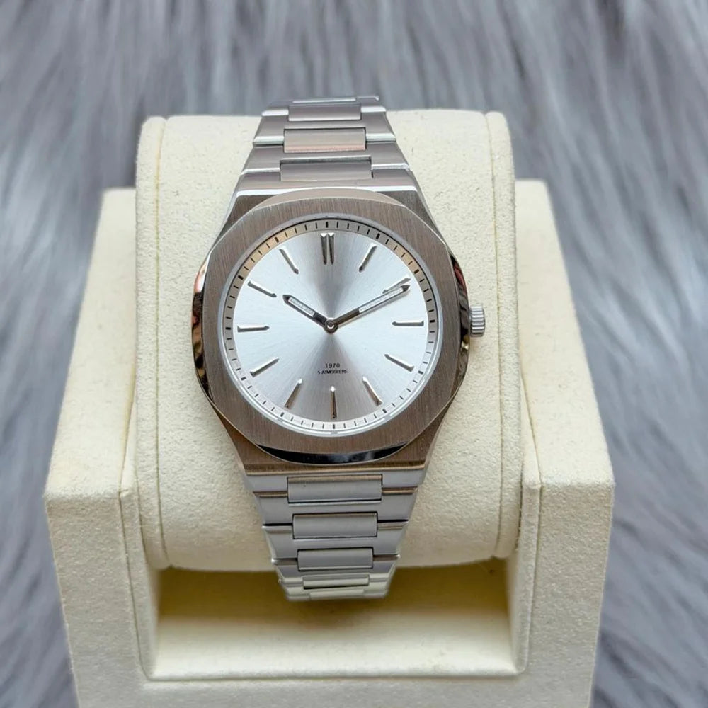 New Arrival Waterproof Ultra thin All Stainless Steel Japan Quartz Minimalist Watch For Men with Original Logo
