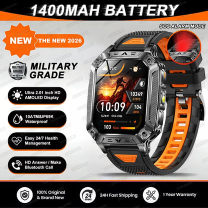 TANK Military GPS Smart Watch | AMOLED 10ATM