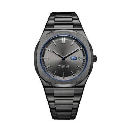 DIFFUL Minimalist Quartz Watch – Stainless Steel, 50m Water Resistant