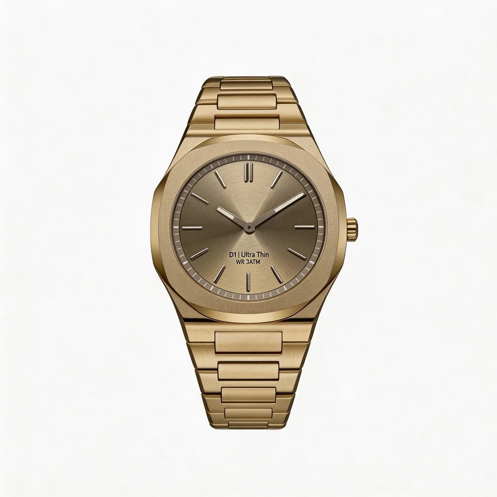 New Arrival Waterproof Ultra thin All Stainless Steel Japan Quartz Minimalist Watch For Men with Original Logo