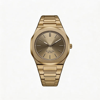 DIFFUL Minimalist Quartz Watch – Stainless Steel, 50m Water Resistant