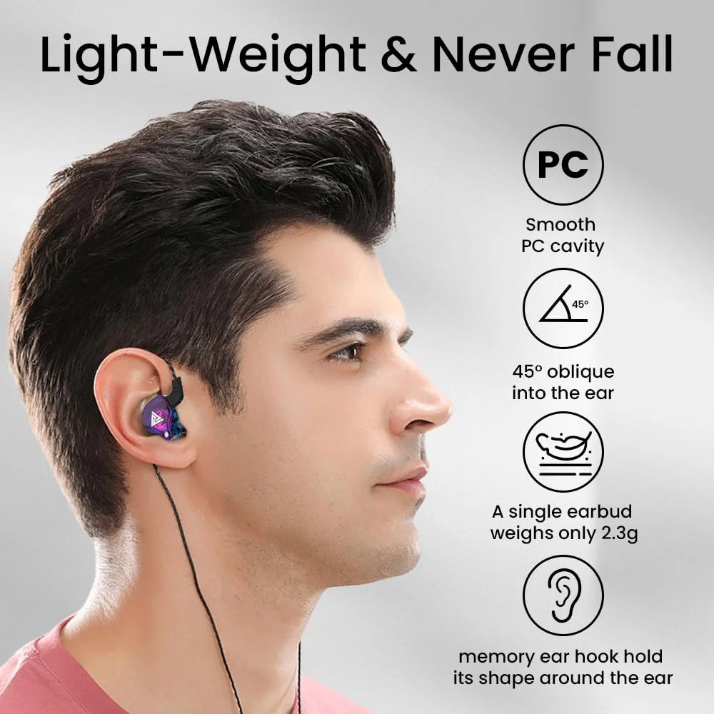 AK6 Gaming Earbuds – 3.5mm, HiFi, Sport