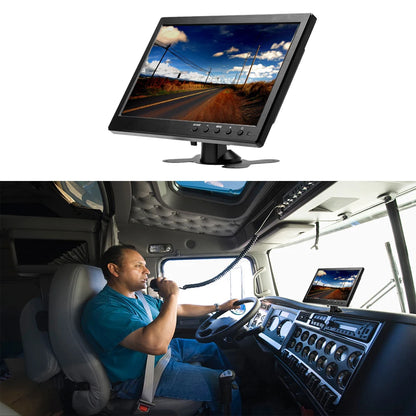 Podofo 10.1" LCD Monitor – HDMI, VGA, Car & Home Display