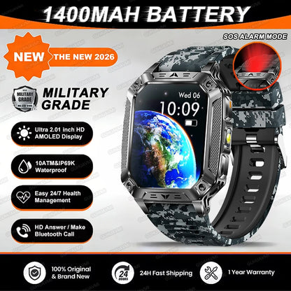 TANK Military GPS Smart Watch | AMOLED 10ATM