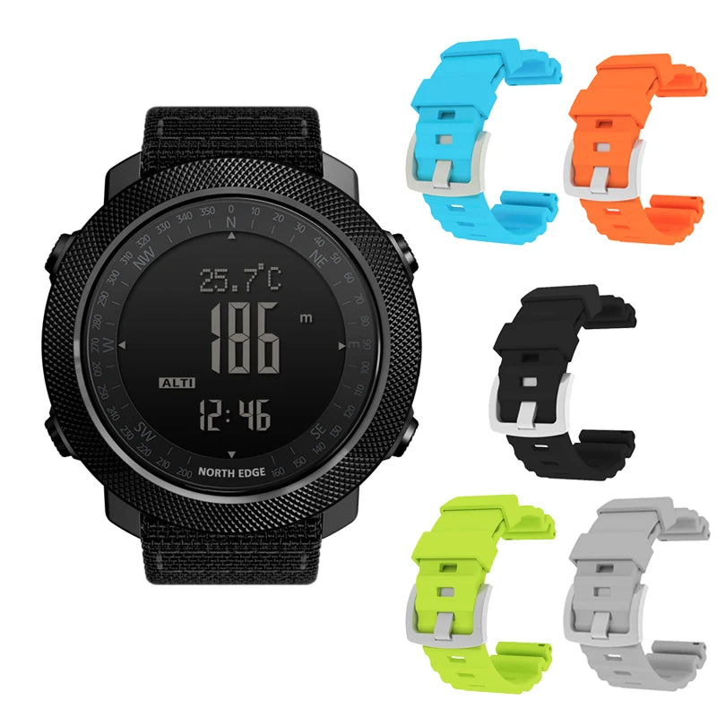 NORTH EDGE Apache 3 Sport Watch — Altimeter, Barometer & Compass