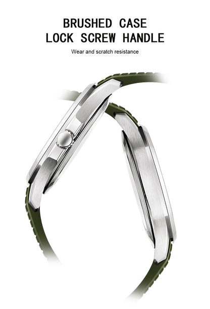 Specht & Söhne Automatic Sport Watch – Green Sapphire, 50M