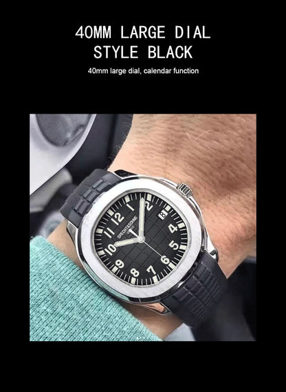 Specht & Söhne Automatic Sport Watch – Green Sapphire, 50M