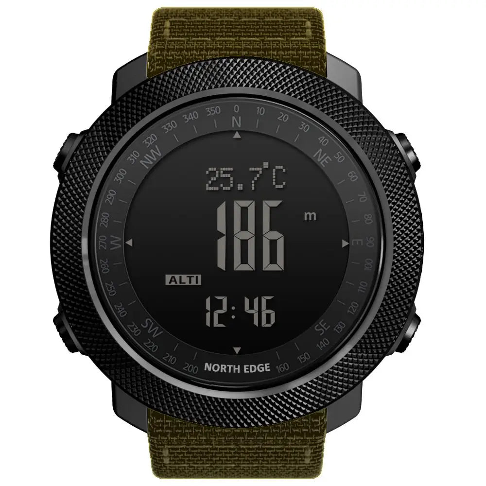NORTH EDGE Apache 3 Sport Watch — Altimeter, Barometer & Compass