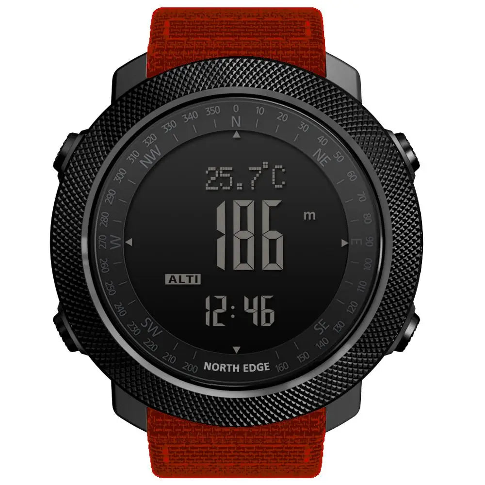NORTH EDGE Apache 3 Sport Watch — Altimeter, Barometer & Compass