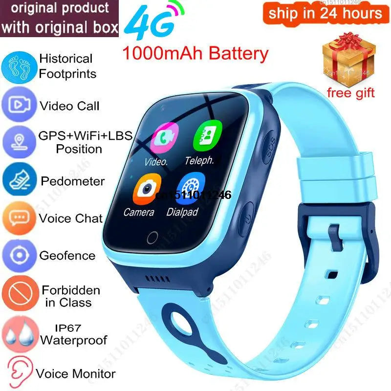 KGG 4G Kids Smart Watch | GPS WiFi Video Call & SOS