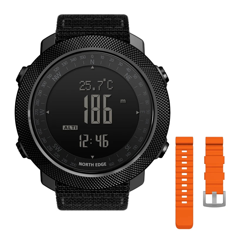 NORTH EDGE Apache 3 Sport Watch — Altimeter, Barometer & Compass