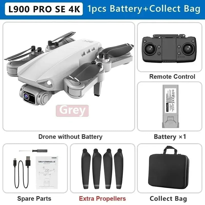 L900 Pro MAX 4K GPS Drone – Brushless Motor
