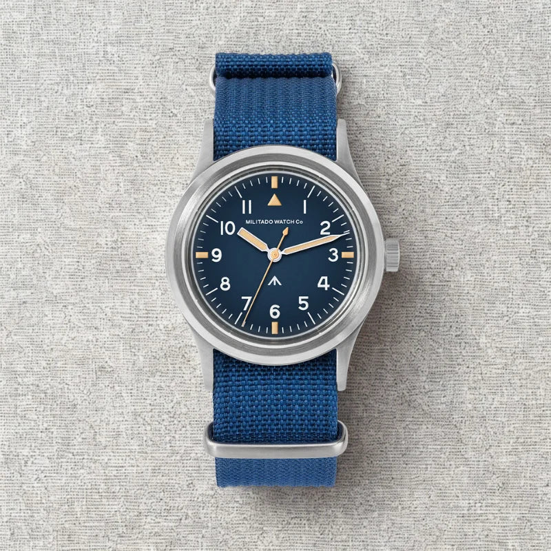 Militado ML14 36mm Watch VH31 Sweep Second Quartz Movement Watch Sapphire Crystal Super Luminous BGW9 C3 100m Waterproof Watches