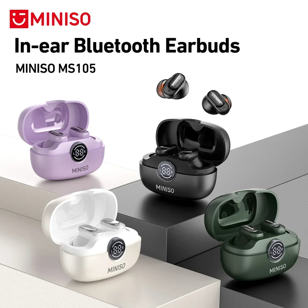 MINISO MS105 – Wireless Earbuds, IPX5 Waterproof