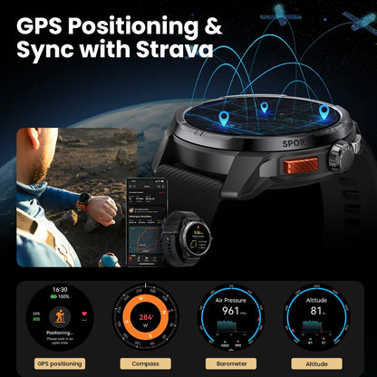 HAYLOU Solar Ultra GPS Smartwatch | 1.6" AMOLED 5ATM