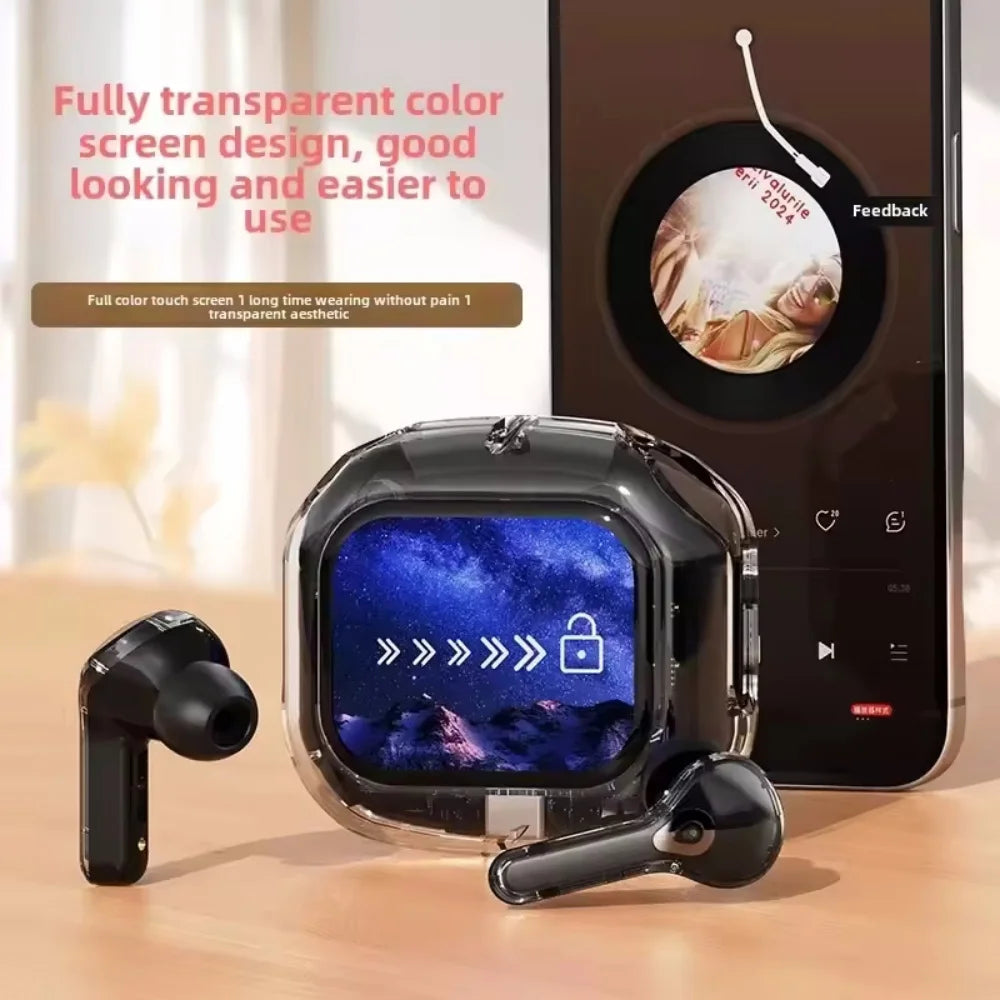 TWS Earbuds – LCD Screen, HiFi, Noise Reduction
