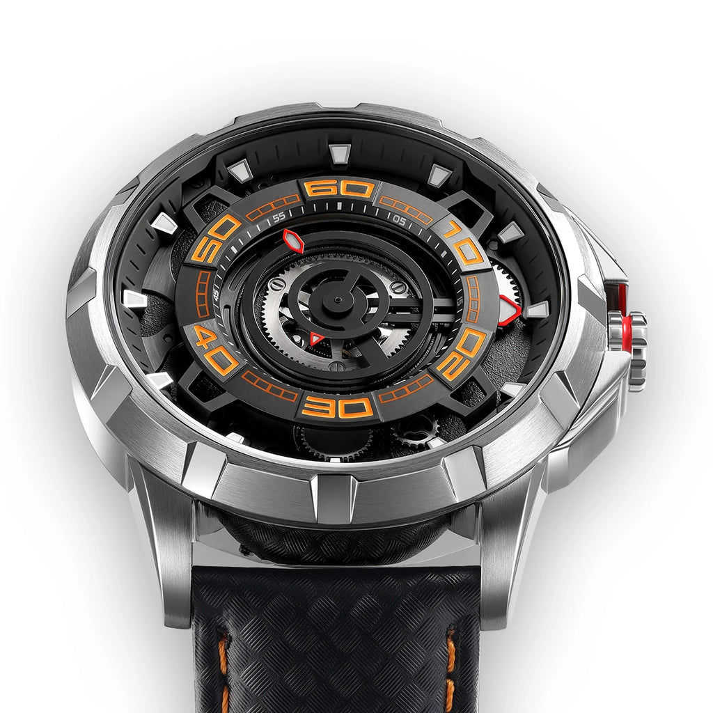 BERNY Automatic Skeleton Watch – MIYOTA 82S0, 3D Dial, Sapphire, 5ATM