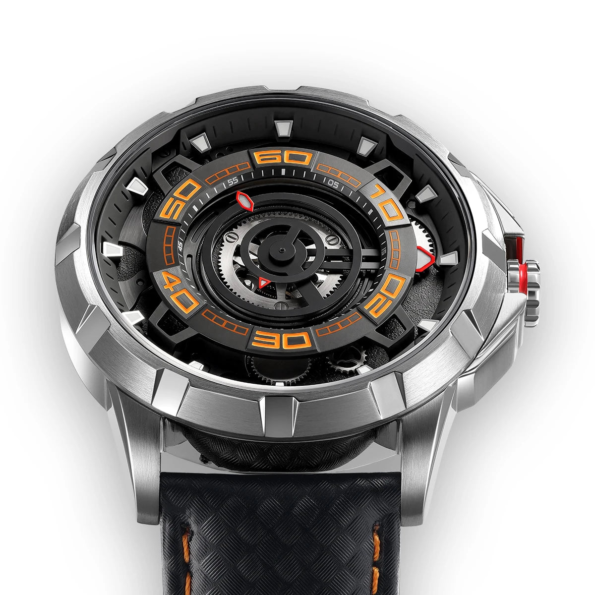 BERNY Automatic Skeleton Watch – MIYOTA 82S0, 3D Dial, Sapphire, 5ATM