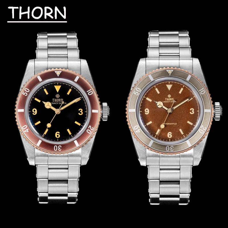 Thorn T028 Bronze Dive Watch – PT5000 Automatic, 20 Bar, Sapphire, 37mm