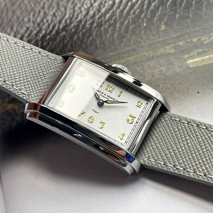 MERKUR NH05 Rectangle Retro Automatic Watch – Sapphire, NH05 Movement