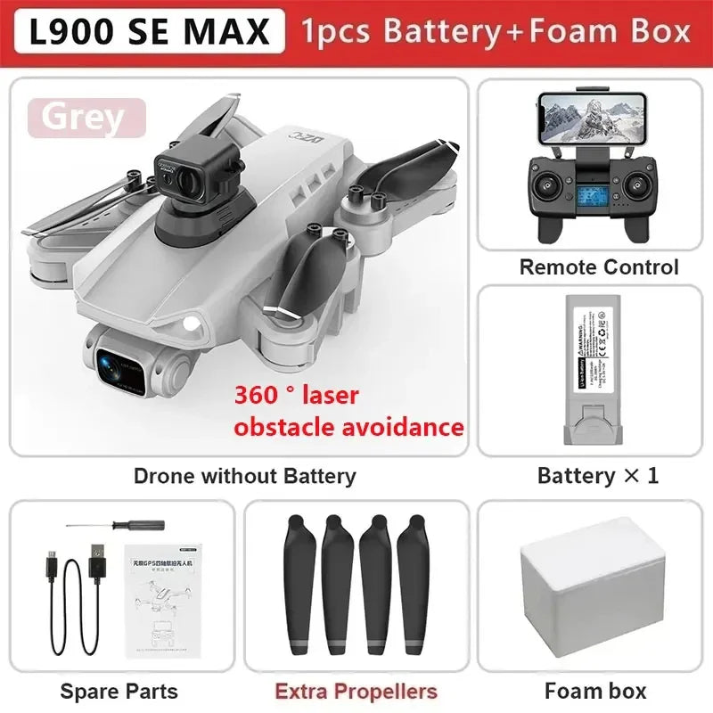 L900 Pro MAX 4K GPS Drone – Brushless Motor