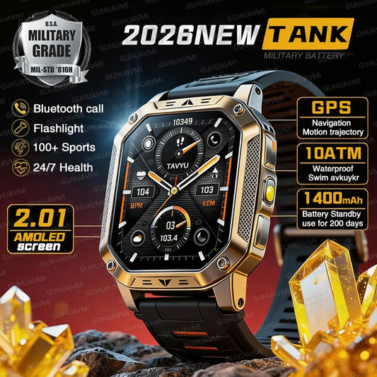 TANK Military GPS Smart Watch | AMOLED 10ATM
