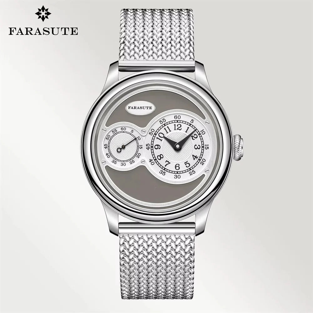 FARASUTE Casual Automatic Mechanical Watch – Sapphire, Stainless Steel, 5Bar
