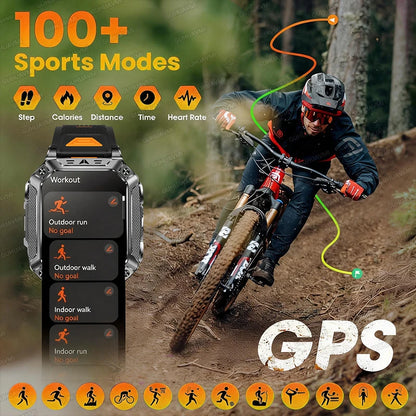 TANK Military GPS Smart Watch | AMOLED 10ATM