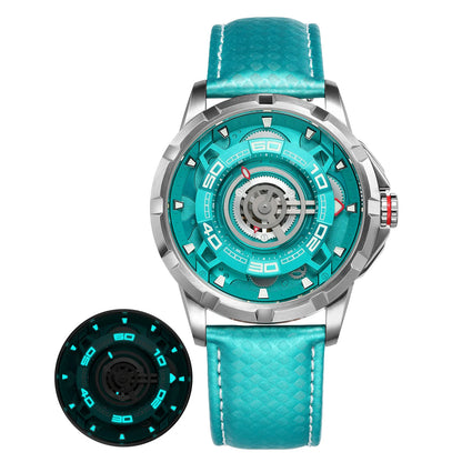 BERNY Automatic Skeleton Watch – MIYOTA 82S0, 3D Dial, Sapphire, 5ATM