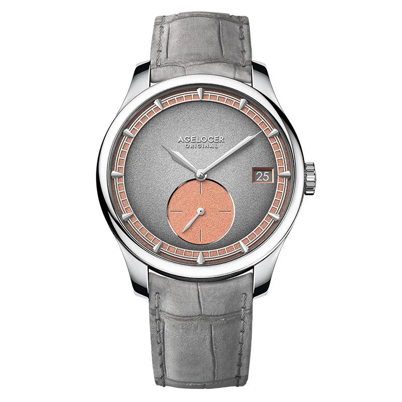 AGELOCER Petite Seconde Automatic Watch – In-House Movement, Luxury Men's Timepiece