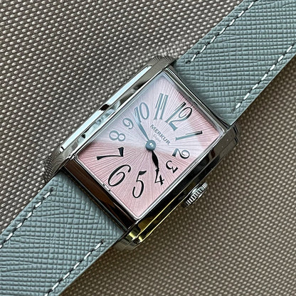 MERKUR NH05 Rectangle Retro Automatic Watch – Sapphire, NH05 Movement