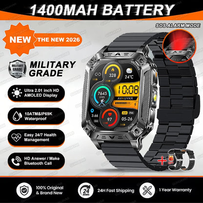 TANK Military GPS Smart Watch | AMOLED 10ATM