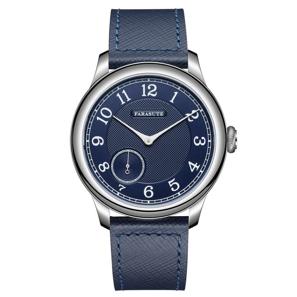 FARASUTE Retro Manual Mechanical Watch – 80-Hour Power Reserve, Small Seconds