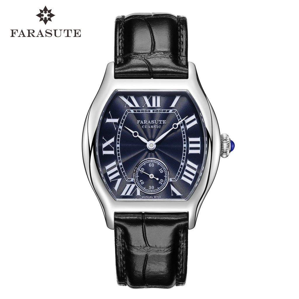 FARASUTE 36mm Hangzhou Retro Watch – Customised Manual Movement, Sapphire, 5 Bar