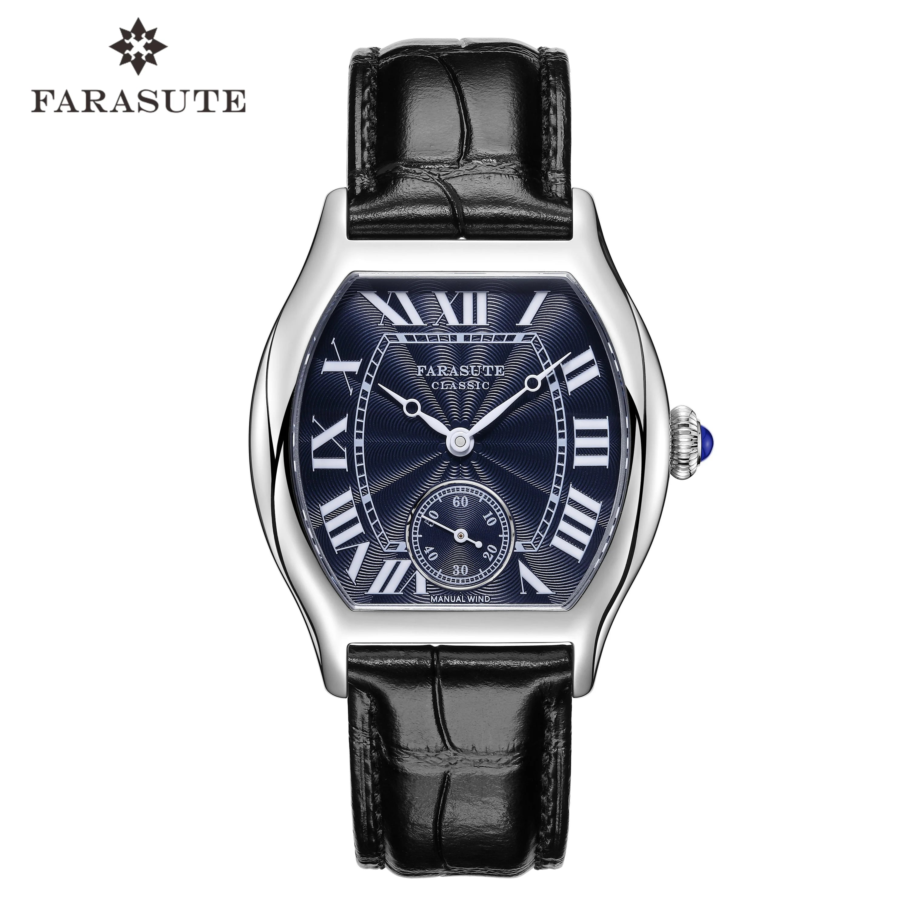 FARASUTE 36mm Hangzhou Retro Watch – Customised Manual Movement, Sapphire, 5 Bar